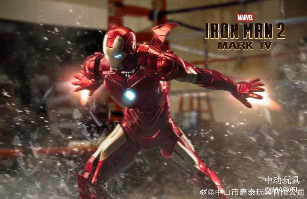 ZD Toys Iron Man Mark IV Action Figure ( w Light Up Function )