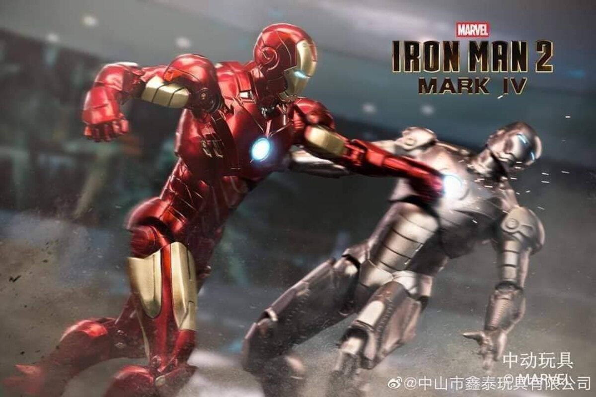 ZD Toys Iron Man Mark IV Action Figure ( w Light Up Function )