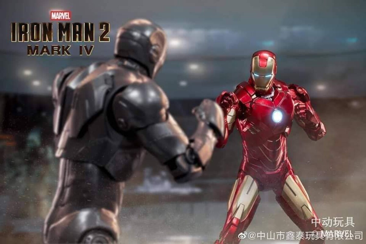 ZD Toys Iron Man Mark IV Action Figure ( w Light Up Function )