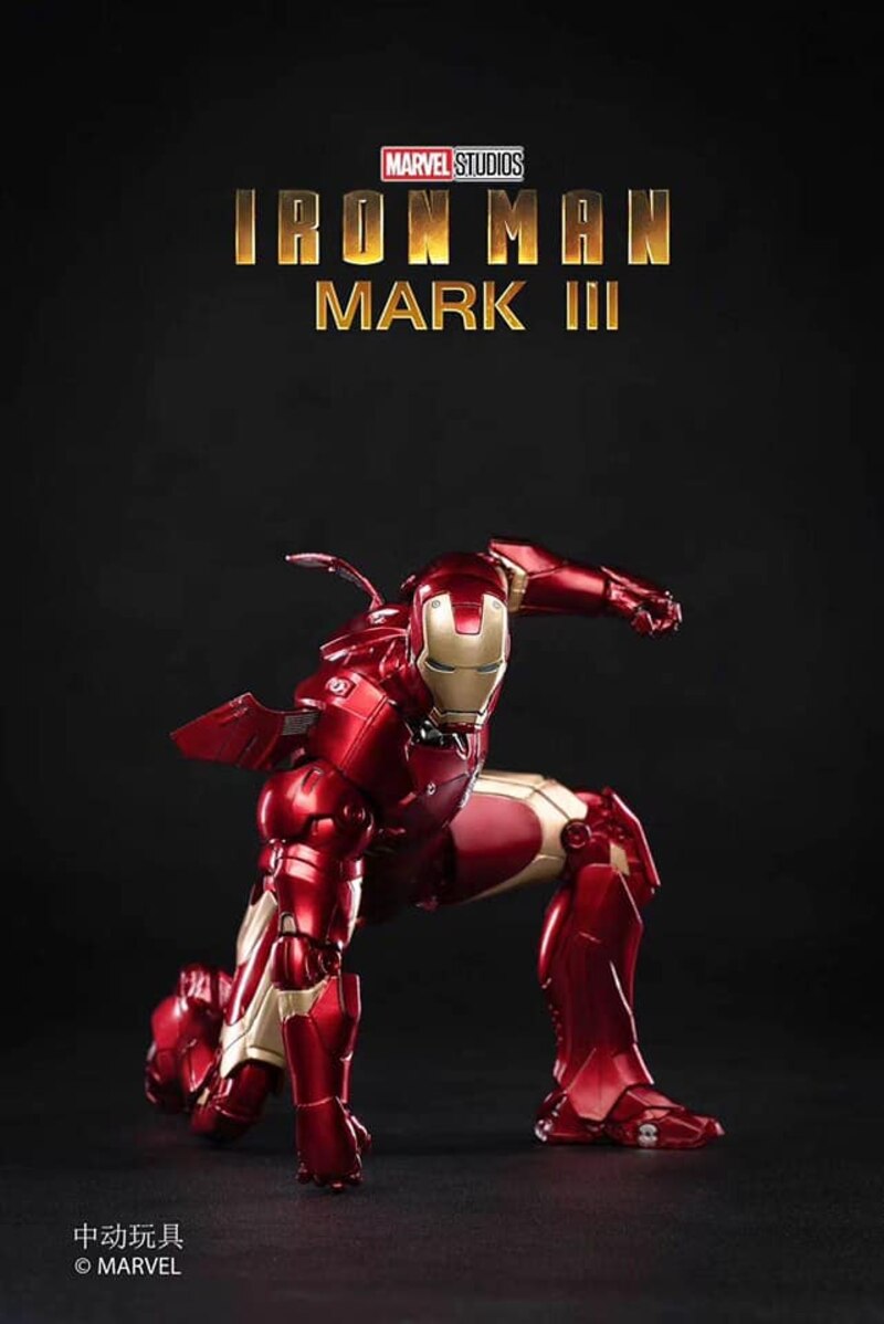 ZD Toys Iron Man Mark 3 (III) Action Figure ( No Light Up Function )