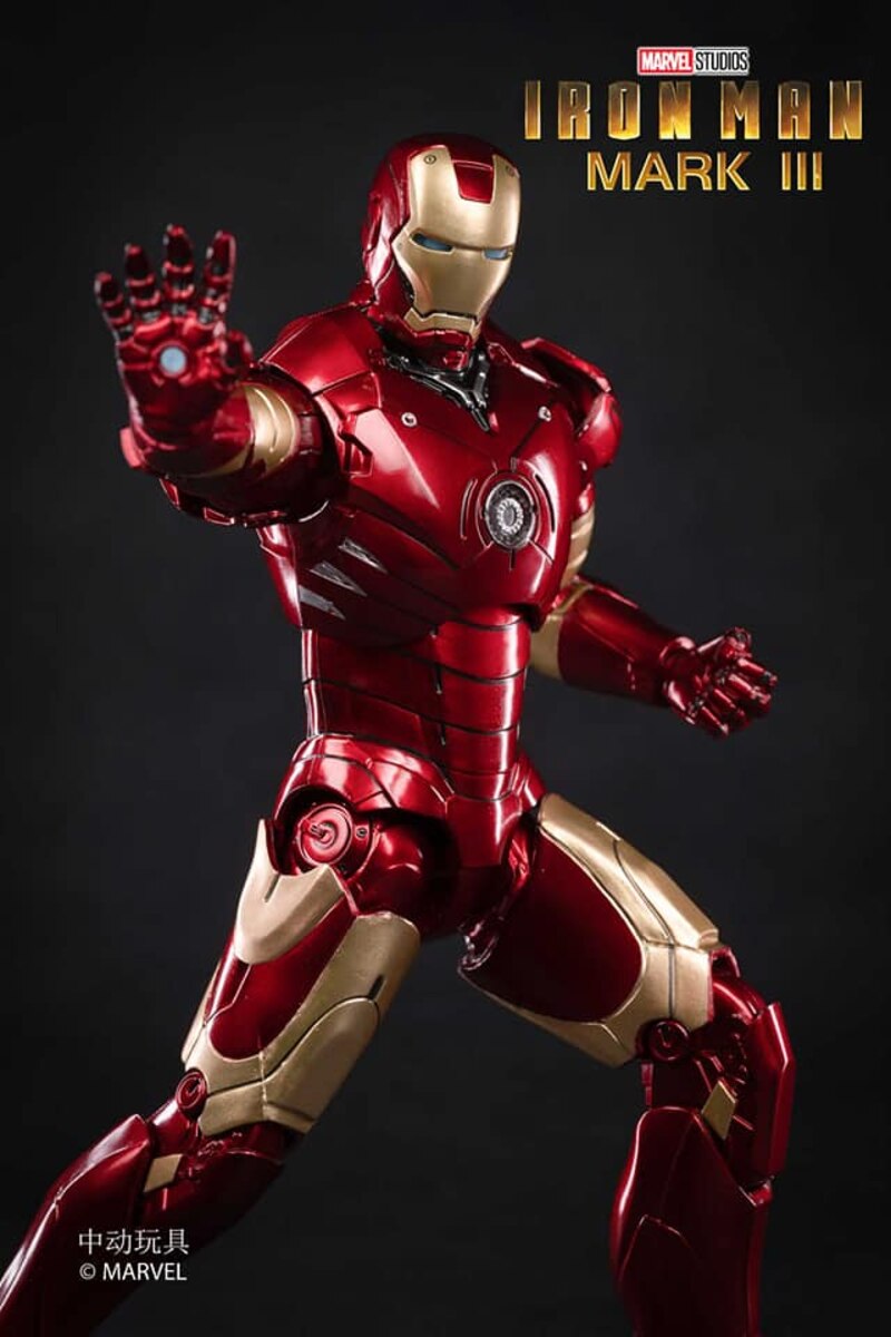 ZD Toys Iron Man Mark 3 (III) Action Figure ( No Light Up Function )