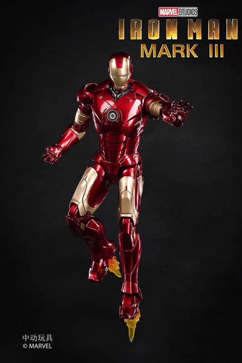 ZD Toys Iron Man Mark 3 (III) Action Figure ( No Light Up Function )