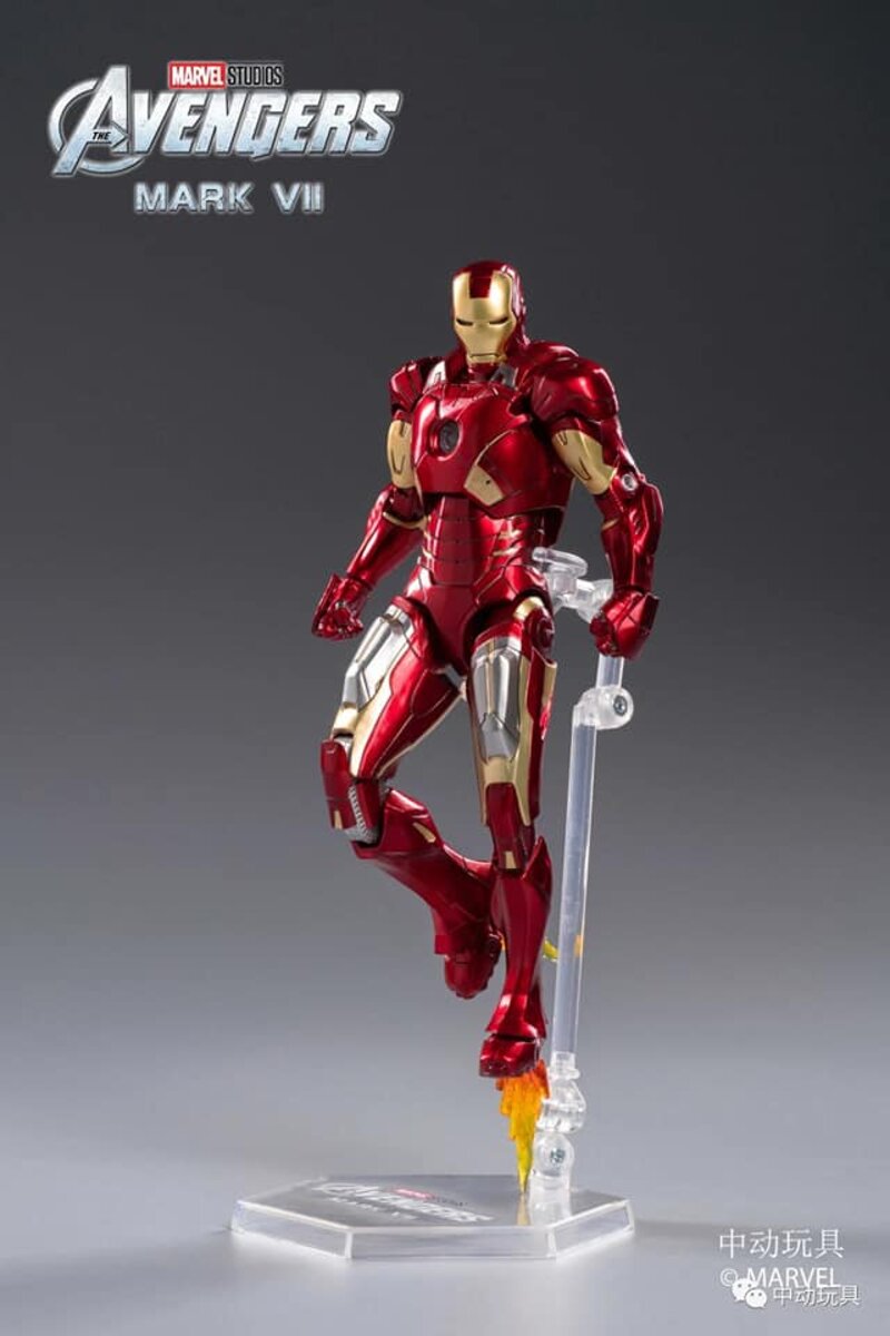 ZD Toys Iron Man Mark 7 (VII)Action Figure ( No Light Up Function )