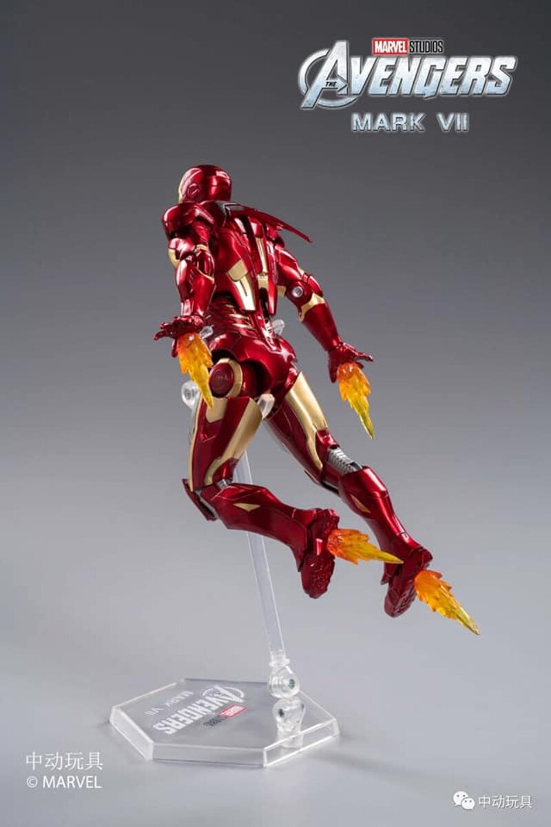 ZD Toys Iron Man Mark 7 (VII)Action Figure ( No Light Up Function )