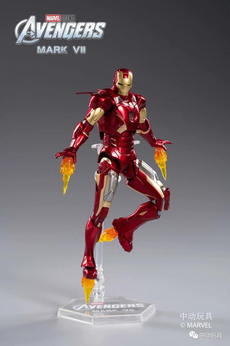 ZD Toys Iron Man Mark 7 (VII)Action Figure ( No Light Up Function )