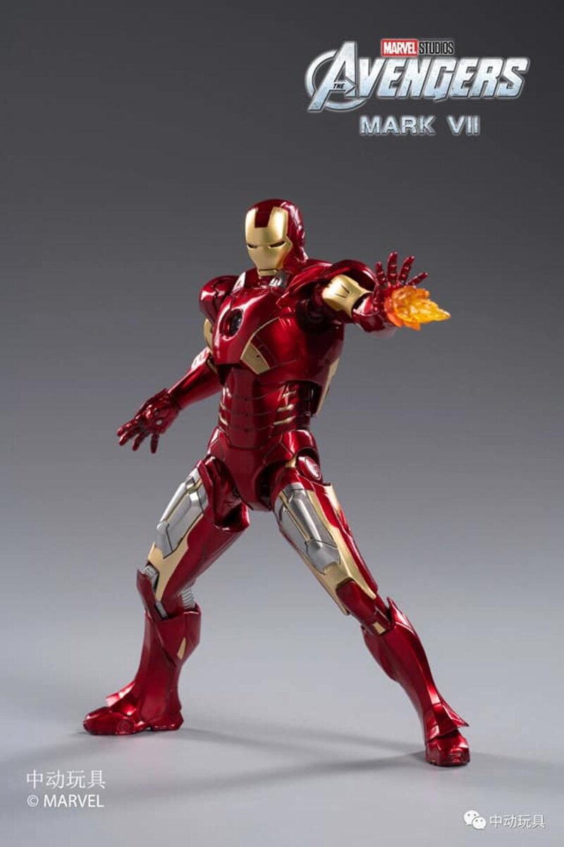 ZD Toys Iron Man Mark 7 (VII)Action Figure ( No Light Up Function )