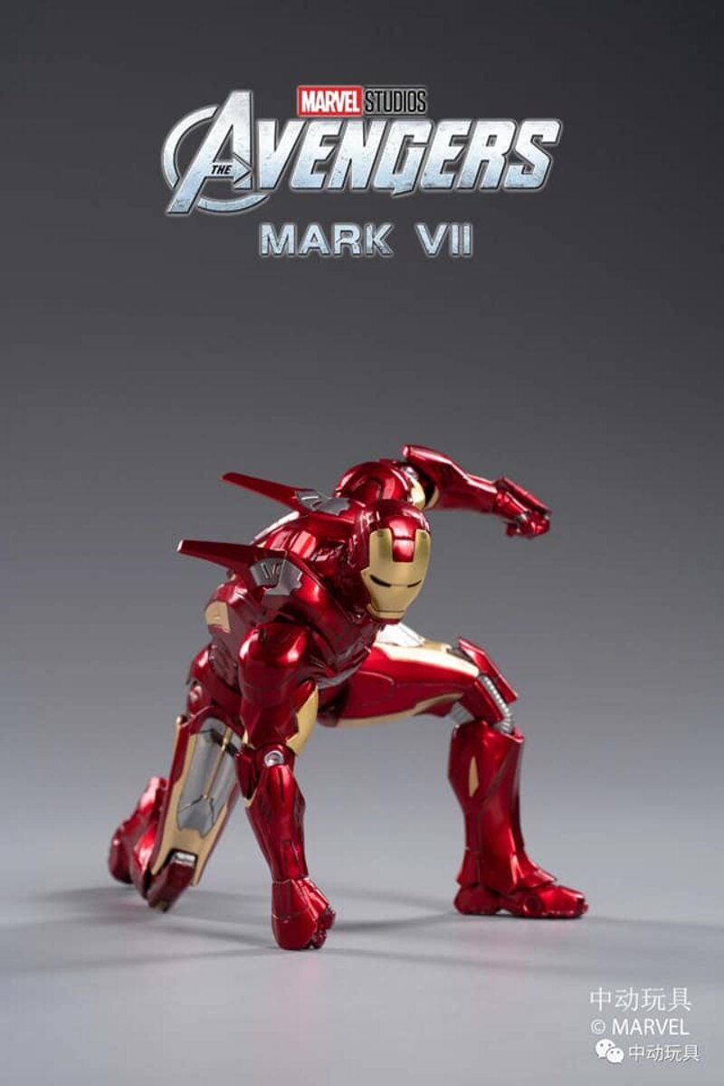 ZD Toys Iron Man Mark 7 (VII)Action Figure ( No Light Up Function )
