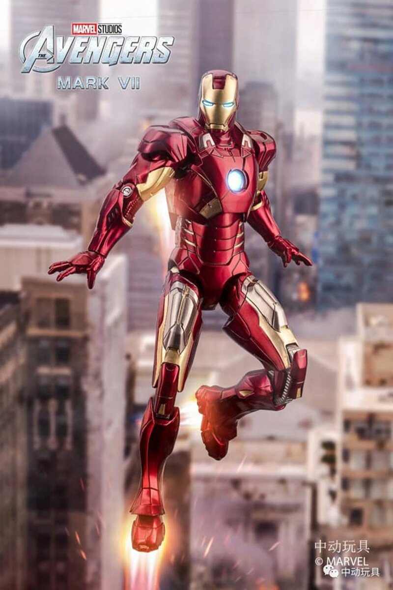 ZD Toys Iron Man Mark VII Action Figure ( No Light Up Function )
