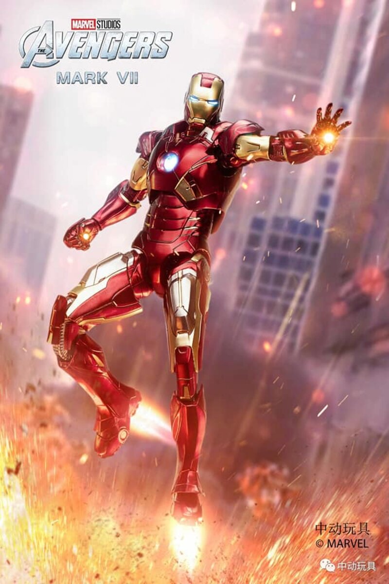 ZD Toys Iron Man Mark 7 (VII)Action Figure ( No Light Up Function )