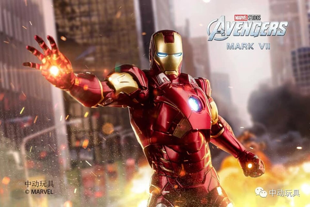 ZD Toys Iron Man Mark 7 (VII)Action Figure ( No Light Up Function )