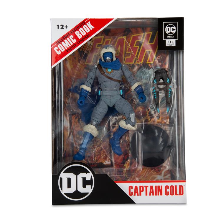 Mcfarlane DC Multiverse: The Flash - Page Punchers Captain Cold (with Comic)