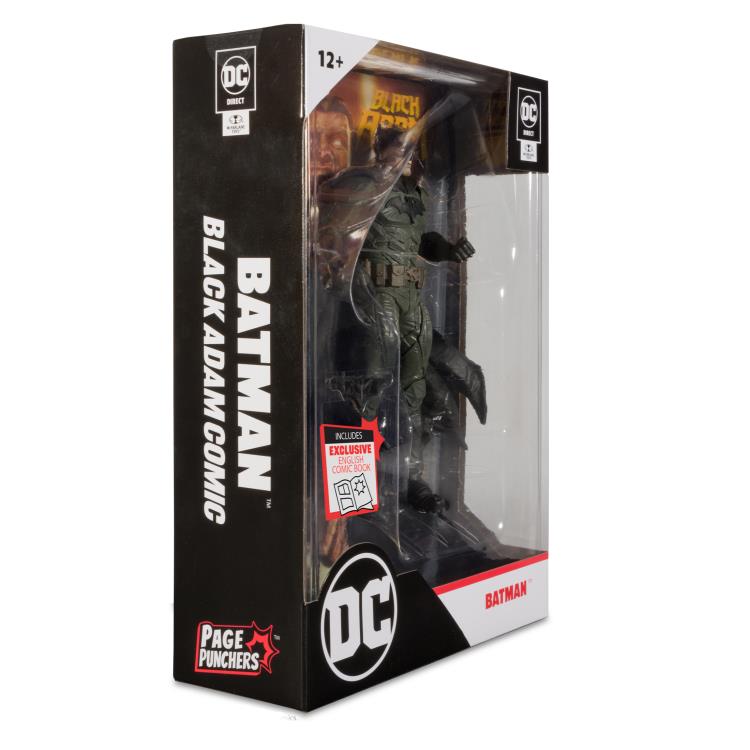 Mcfarlane DC Multiverse : Black Adam Page Punchers - Batman (with Comic)