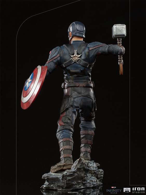 Iron Studios The Infinity Saga Battle Diorama Series Captain America Ultimate 1/10 Art Scale Limited Edition Statue