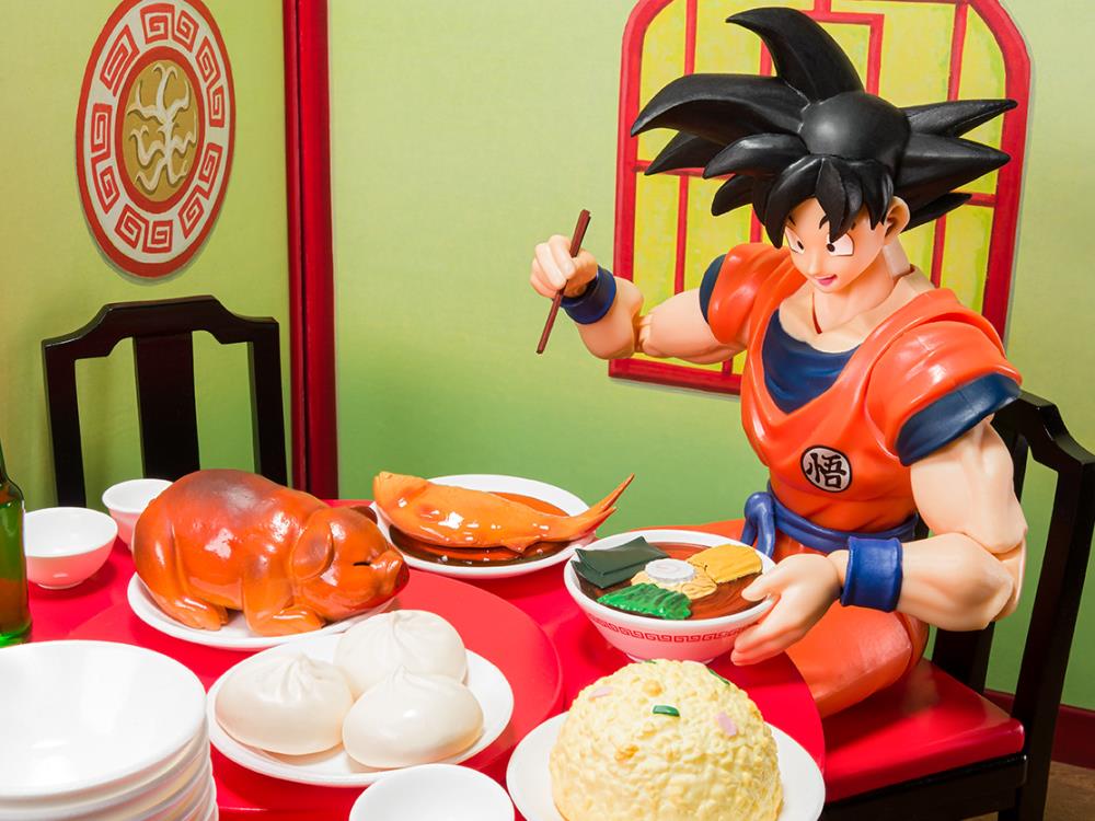 S.H.Figuarts Dragon Ball Z: Goku Eating Scene (Harahachibunme) Set