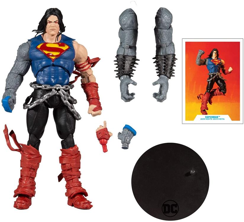 Mcfarlane Toys DC Multiverse Dark Nights: Death Metal Superman Action Figure (Collect to Build: Darkfather)