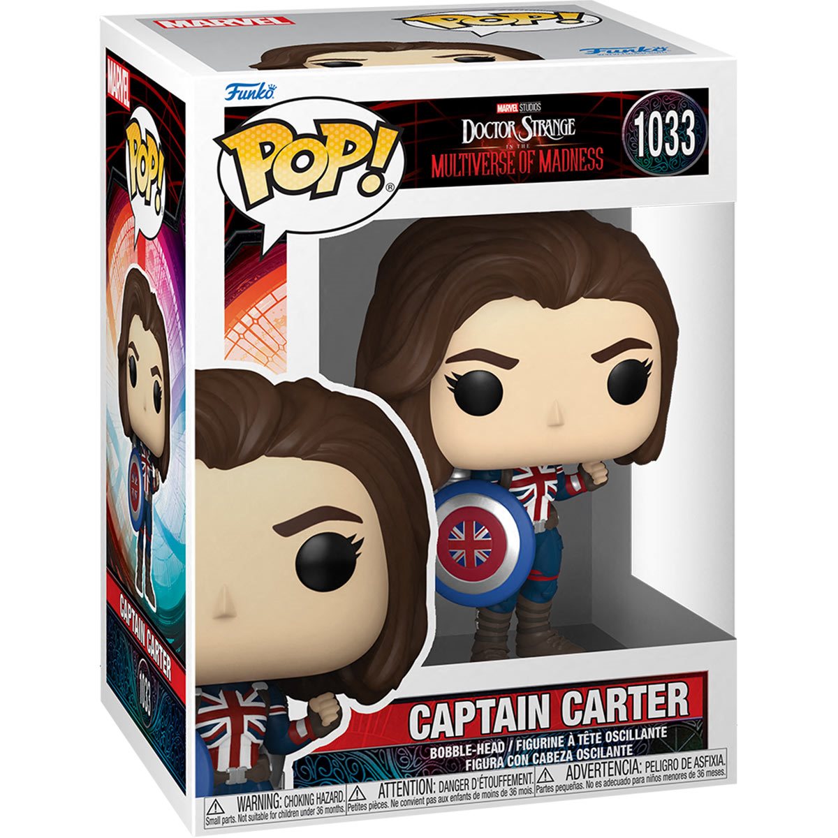 Funko POP! Marvel Doctor Strange: in the Multiverse of Madness - Captain Carter
