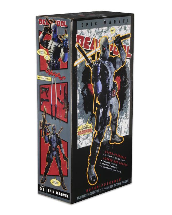 NECA Marvel Classics: Deadpool (X-Force) 1/4 Scale Action Figure