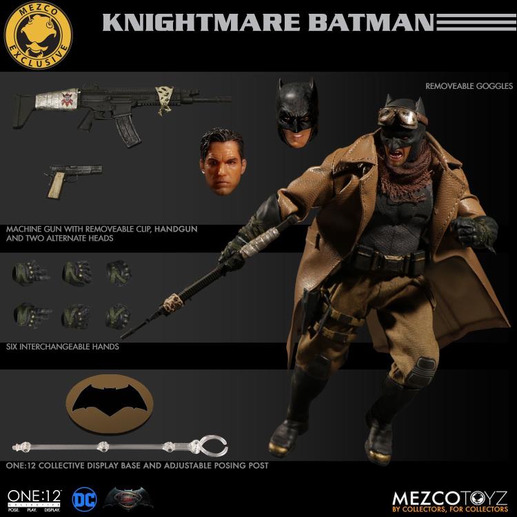 Mezco Batman v Superman One:12 Collective Knightmare Batman Exclusive