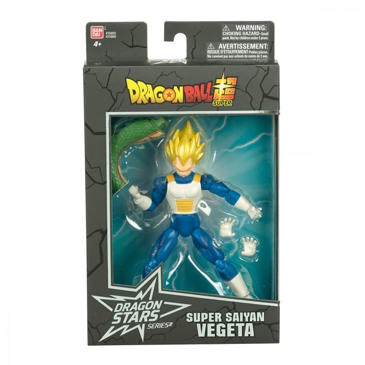 Bandai Dragon Stars Super Saiyan Vegeta (Shenron: Build A Figure) - Nerd Arena
