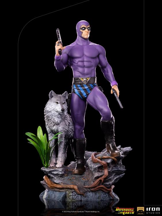 Iron Studios Defenders of the Earth - The Phantom Deluxe 1/10 Art Scale Limited Edition Statue