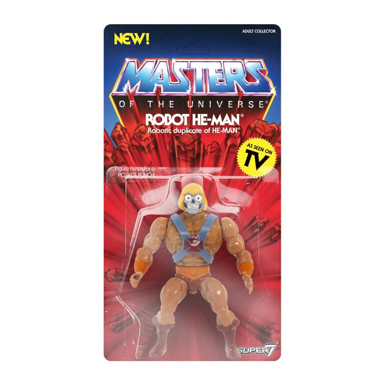 Masters of the Universe Vintage Robot He-Man 5 1/2-Inch Action Figure