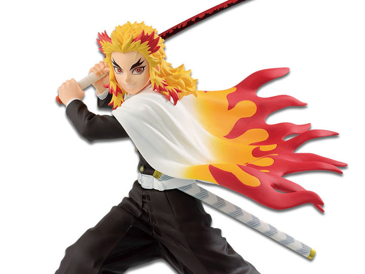 Banpresto Demon Slayer: Kimetsu no Yaiba Vibration Stars - Kyojuro Rengoku (Ver.B)
