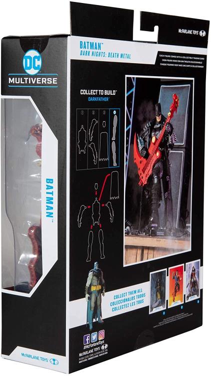 Mcfarlane Toys DC Multiverse Dark Nights: Death Metal Batman Action Figure (Collect to Build: Darkfather)