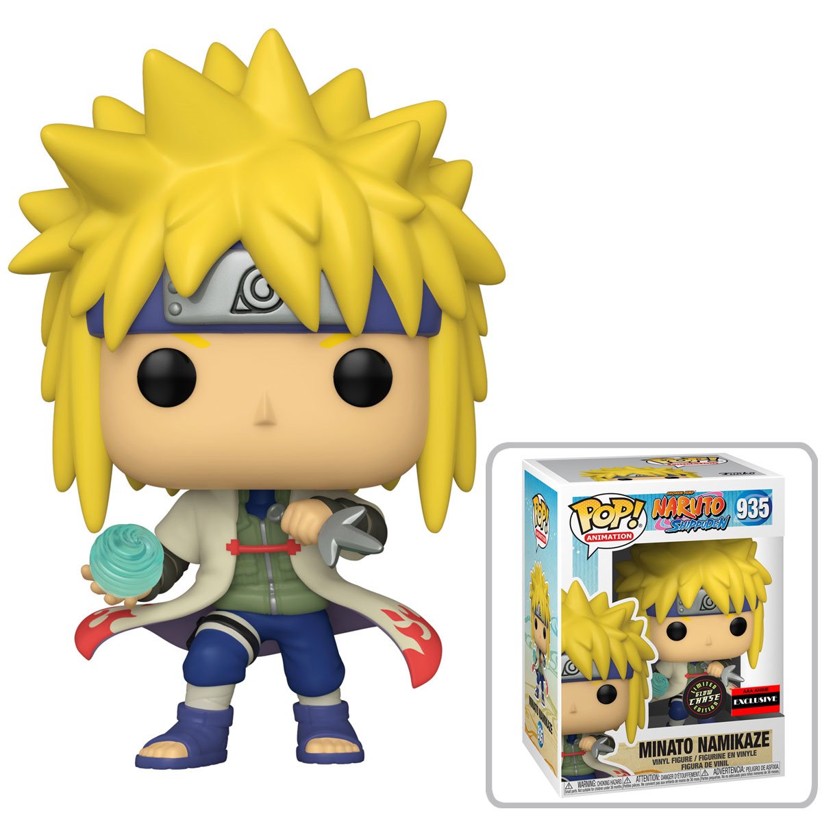 Funko POP! Animation: Naruto Shippuden - Minato (Rasengan) (AAA Anime Exclusive Chase Version)