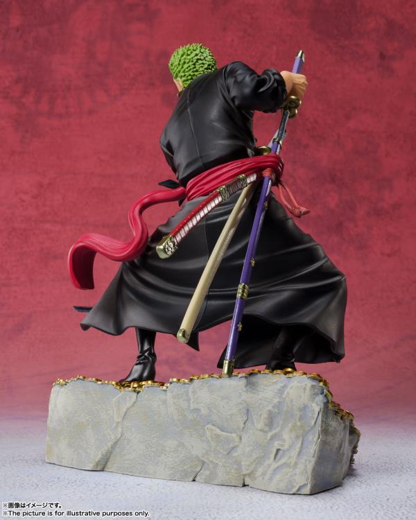 Bandai Figuarts Zero One Piece: Roronoa Zoro (WT100 Commemorative: Daikaizoku Hyakkei) statue