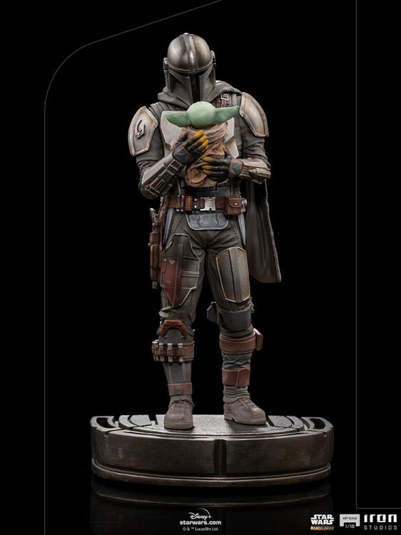 Iron Studios Star Wars The Mandalorian and Grogu 1/10 Deluxe Art Scale Limited Edition StatueStar Wars The Mandalorian and Grogu 1/10 Deluxe Art Scale Limited Edition Statue