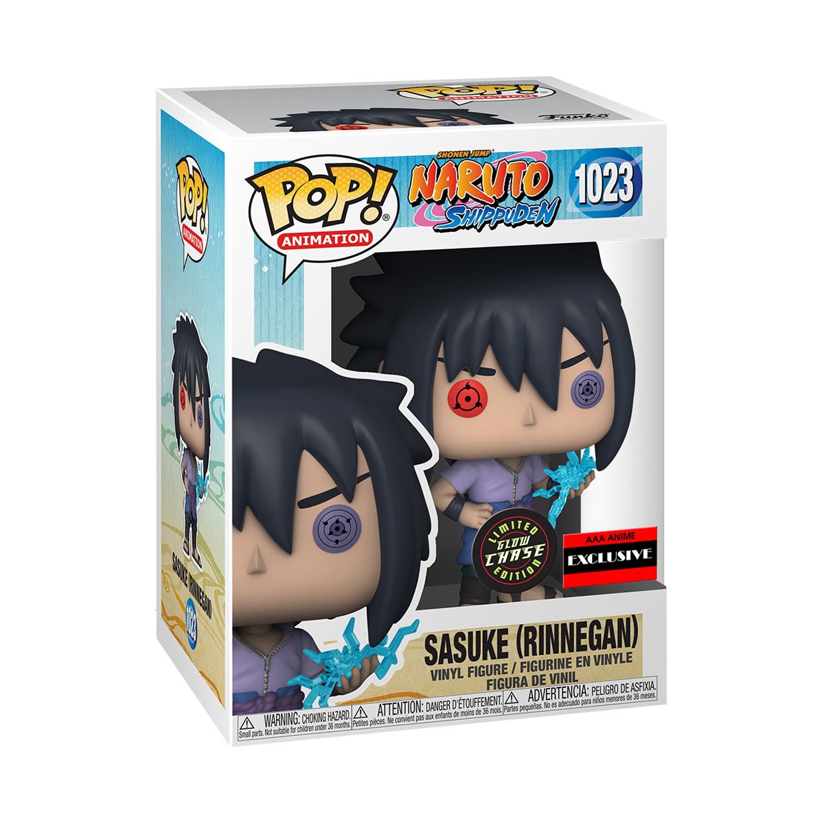 Funko POP! Animation - Naruto: Sasuke Uchiha Rinnegan - AAA Anime Exclusive (Chase)