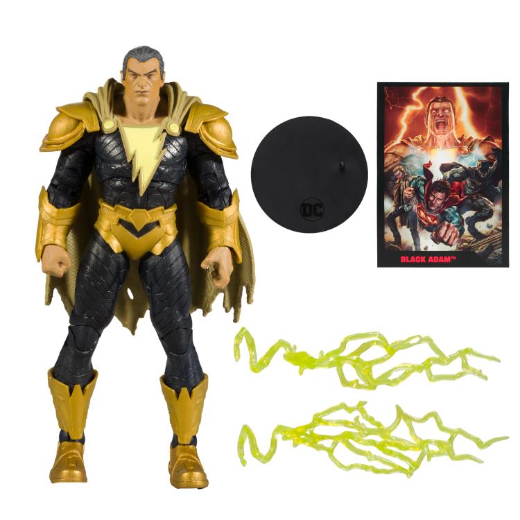 Mcfarlane DC Multiverse : Black Adam Page Punchers - Black Adam (with Comic)