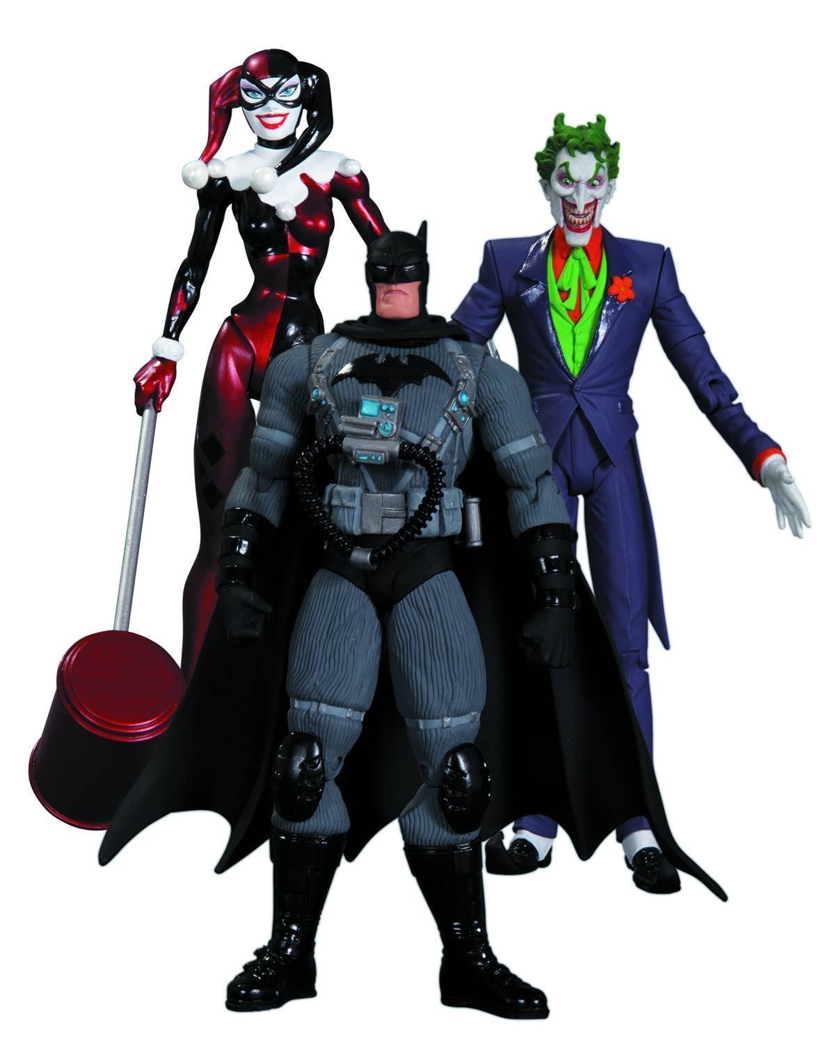 DC Collectibles Hush The Joker, Harley Quinn and Stealth Batman Action Figure Playset, 3-Pack - Nerd Arena
