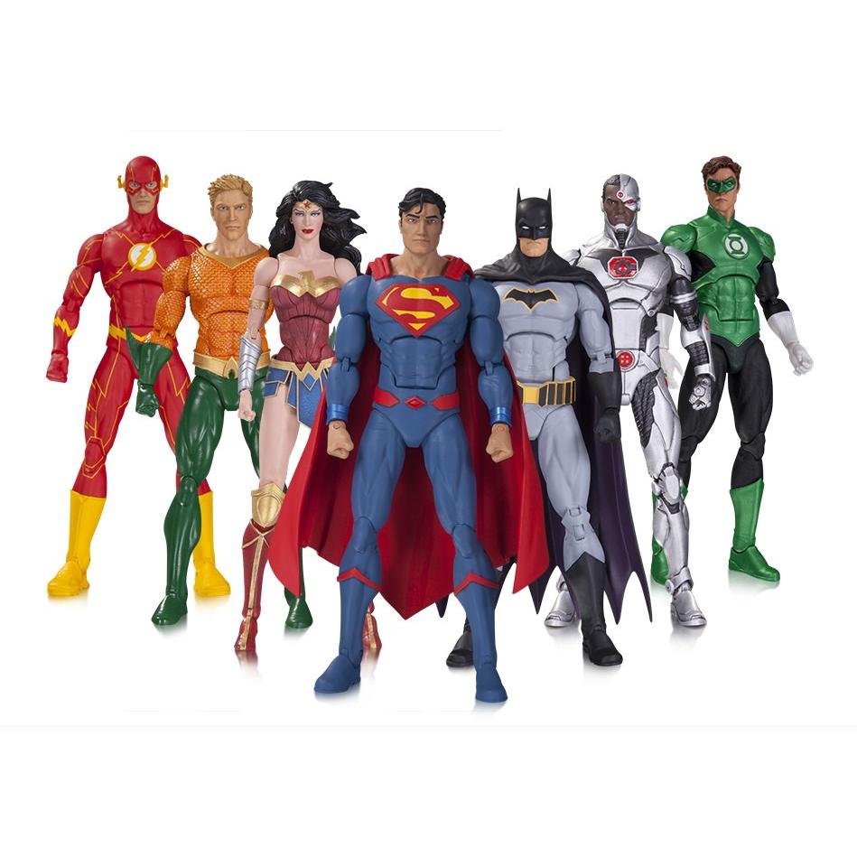 DC Collectibles Icons DC Rebirth Justice League 7-Pack - Nerd Arena