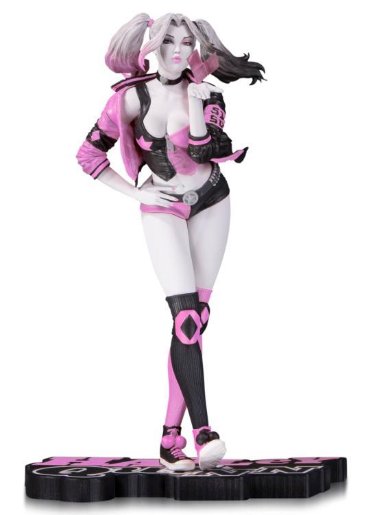 DC Collectibles Pink White & Black Harley Quinn (Valentine’s Variant) Limited Edition Statue by Stanley “Artgerm” Lau - Nerd Arena