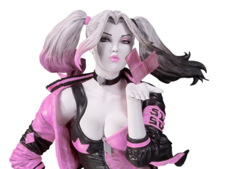 DC Collectibles Pink White & Black Harley Quinn (Valentine’s Variant) Limited Edition Statue by Stanley “Artgerm” Lau - Nerd Arena