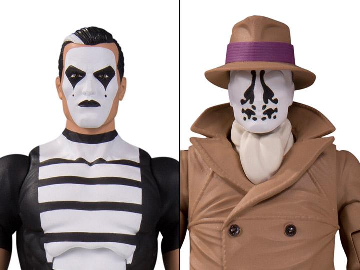 DC Collectibles Watchmen Doomsday Clock Rorschach & Mime Action Figure 2-Pack - Nerd Arena