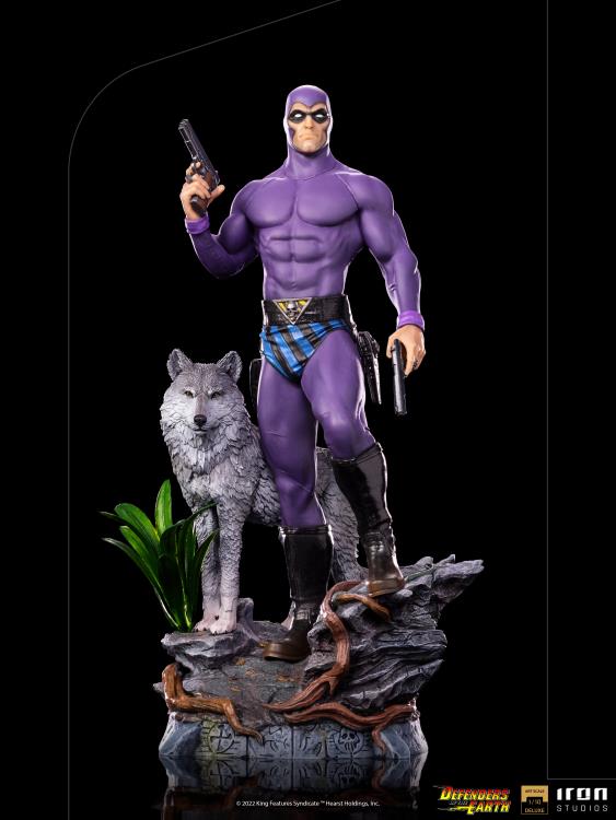 Iron Studios Defenders of the Earth - The Phantom Deluxe 1/10 Art Scale Limited Edition Statue