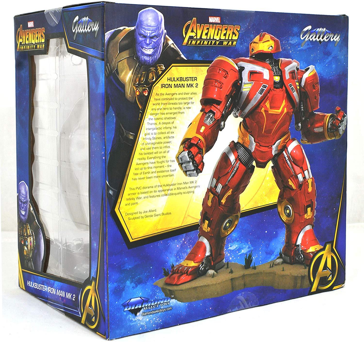 DIAMOND SELECT TOYS Marvel Gallery: Avengers Infinity War: Hulkbuster Mk2 Deluxe PVC Figure - Nerd Arena