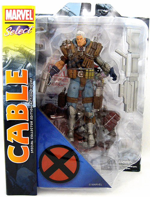 Diamond Select Toys Marvel Select: Cable Action Figure - Nerd Arena