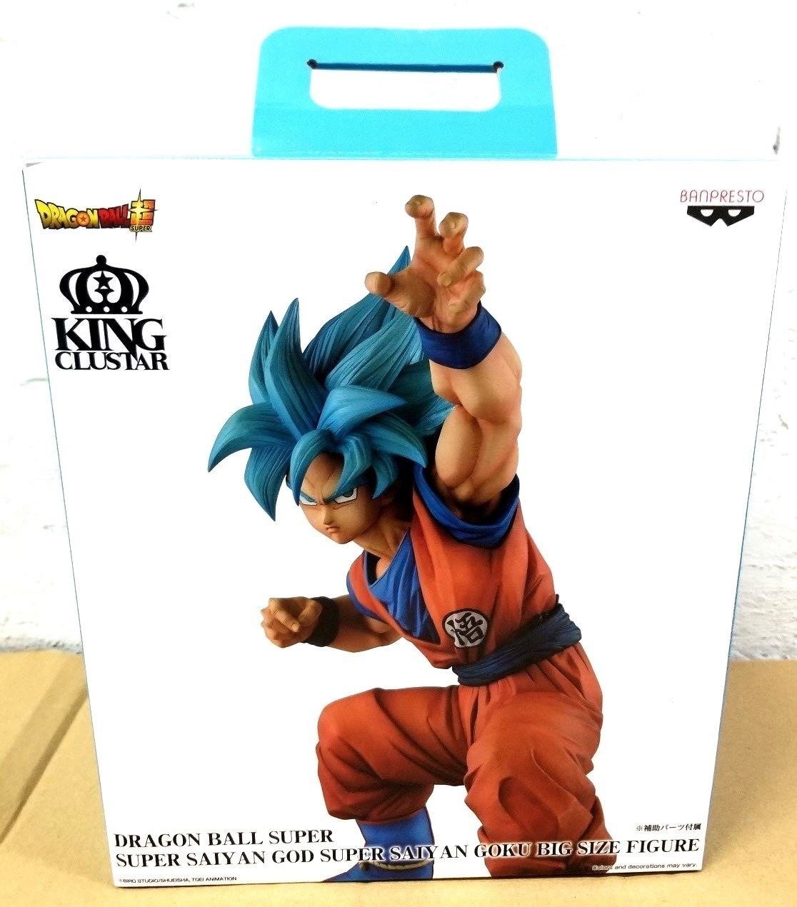 DRAGON BALL SUPER - SUPER SAIYAN GOD SUPER SAIYAN GOKU - "KING CLUSTAR" BIG SIZE FIGURE - Nerd Arena