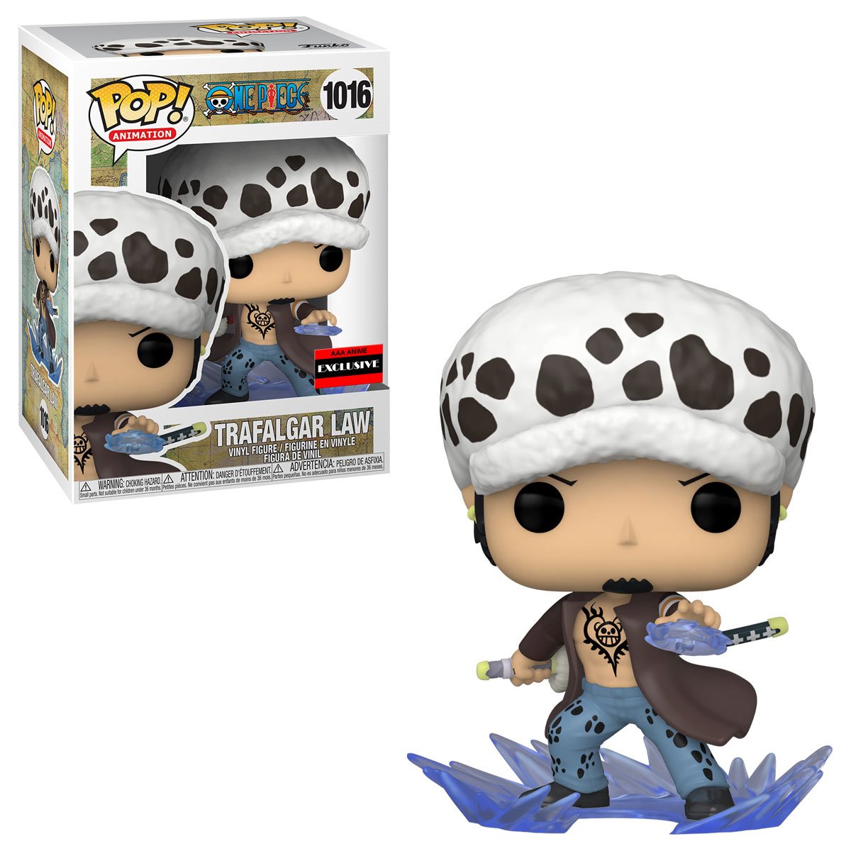 Funko POP! Animation: One Piece - Trafalgar Law Room Attack - AAA Anime Exclusive