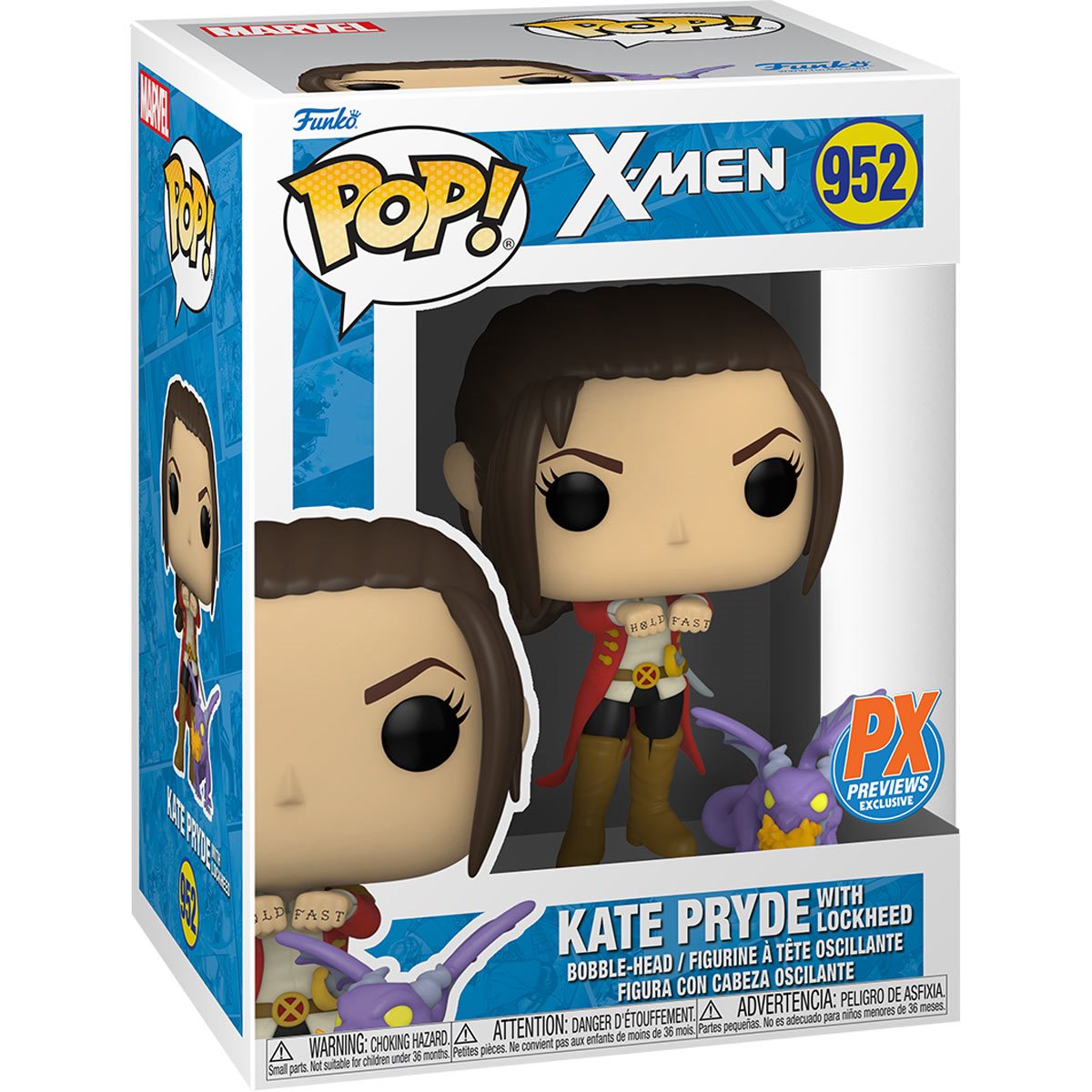 Funko POP! Marvel - X-Men Kate Pryde with Lockheed and Buddy (Previews Exclusive)