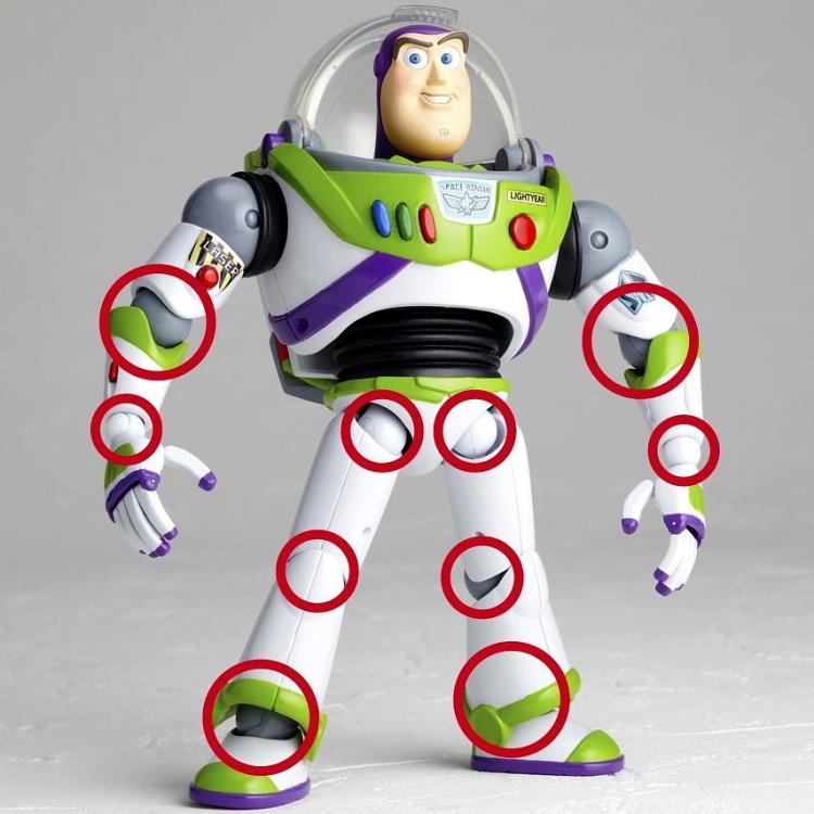 Kaiyodo Legacy of Revoltech Toy Story: LR-046 Buzz Lightyear Action Figure