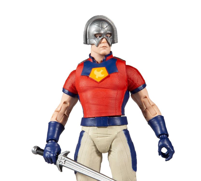 McFarlane Toys DC Multiverse: The Suicide Squad Peacemaker Action Figure (Collect to Build: King Shark)