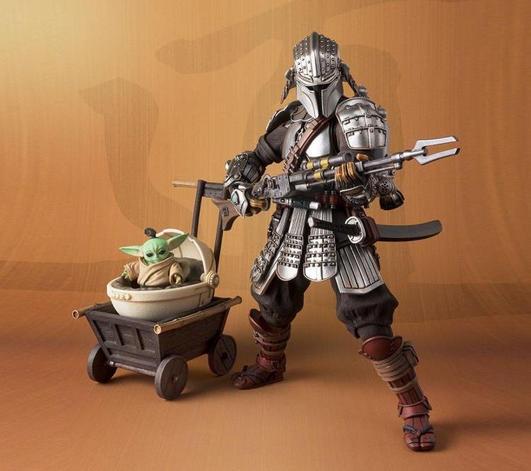 The Mandalorian Mei Sho Movie Realization Ronin Mandalorian and Grogu Action Figure Box Set