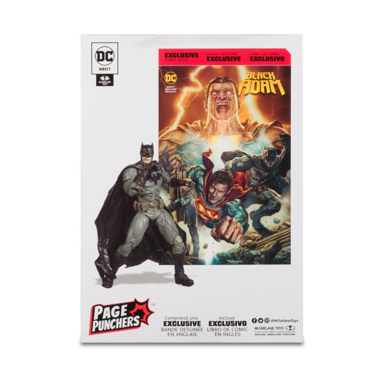 Mcfarlane DC Multiverse : Black Adam Page Punchers - Batman (with Comic)