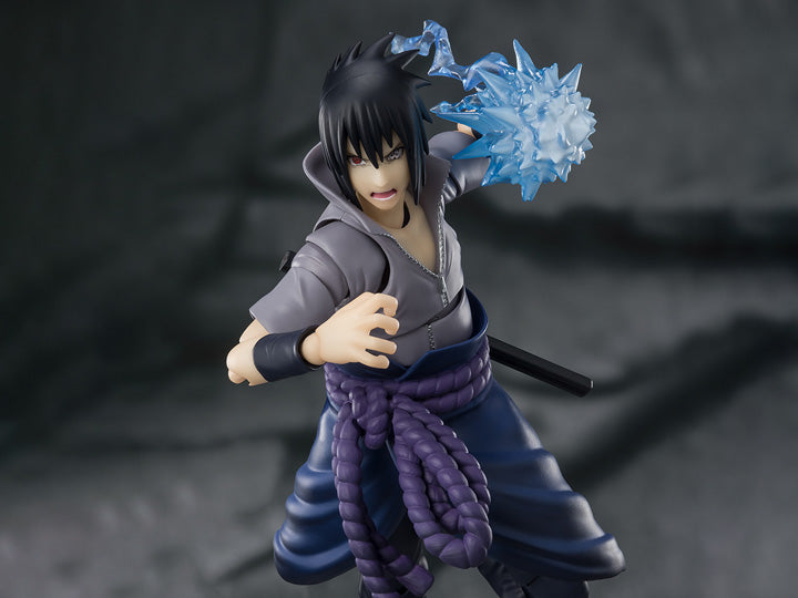 Bandai S.H.Figuarts Naruto: Shippuden - Sasuke Uchiha (He Who Bears All Hatred) Action Figure