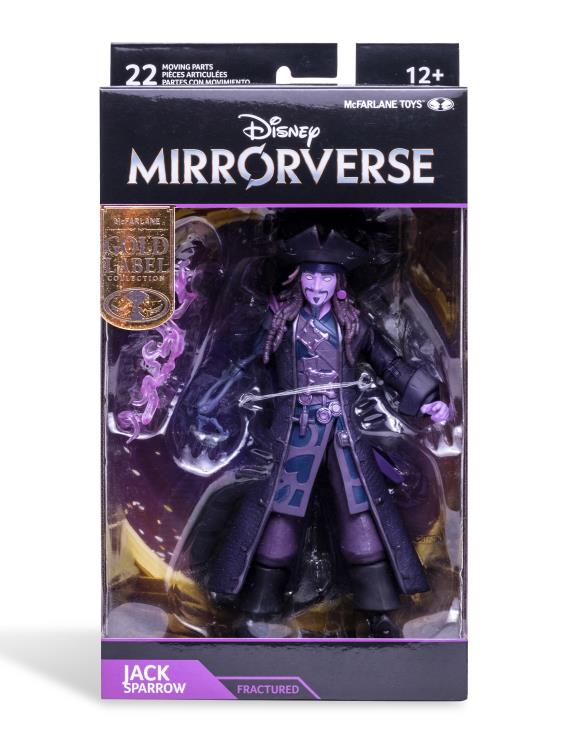 Mcfarlane Toys Disney Mirrorverse: Jack Sparrow Action Figure - Fractured Gold Label