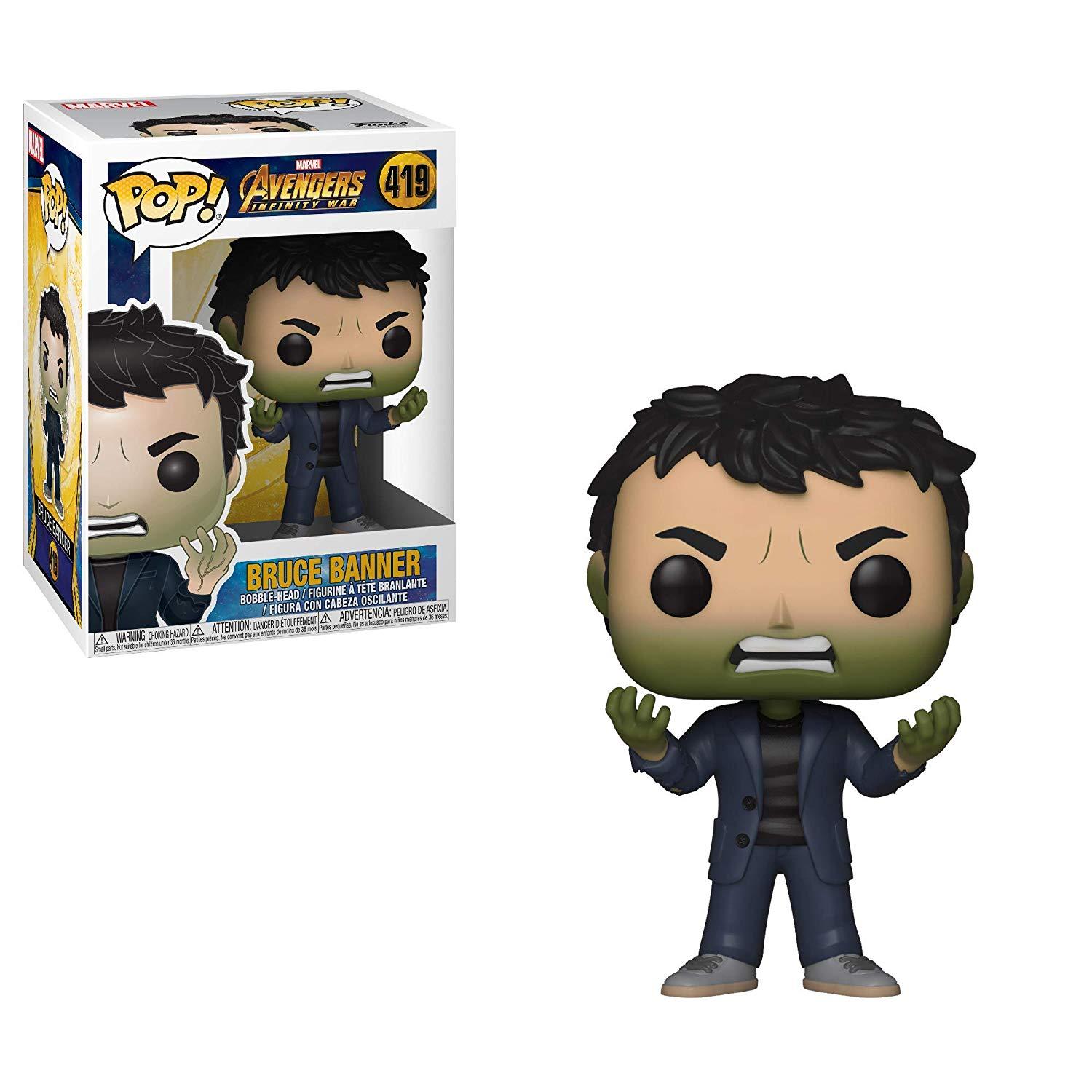 Funko POP! Marvel: Avengers Infinity War - Bruce Banner with Hulk Head - Nerd Arena